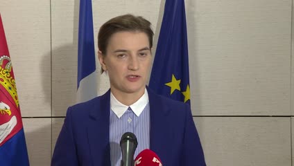 Brnabić: Bez sastanka u Parizu propuštena prilika